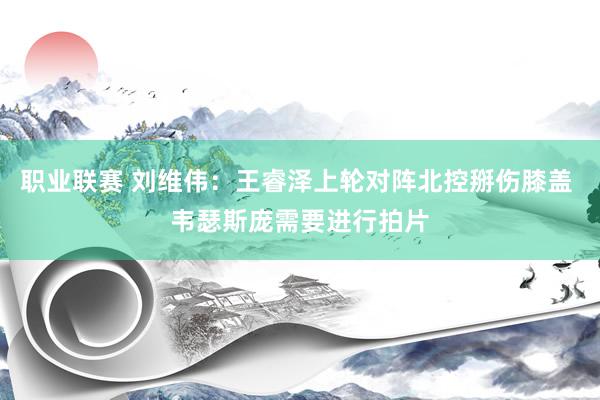 职业联赛 刘维伟：王睿泽上轮对阵北控掰伤膝盖 韦瑟斯庞需要进行拍片